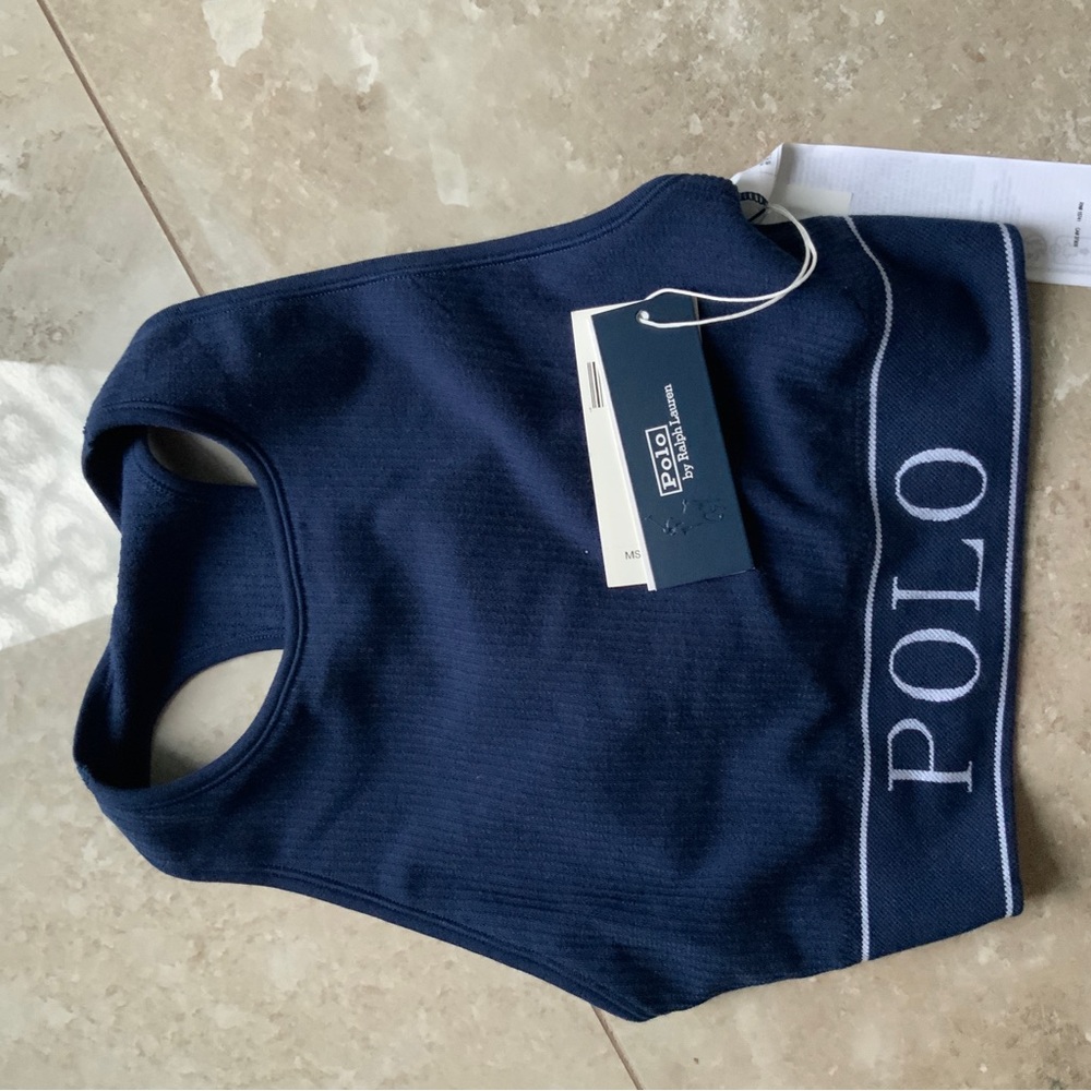 POLO RALPH LAUREN
Seamless Cropped Scoopneck Tank - Navy - Picture 3 of 6